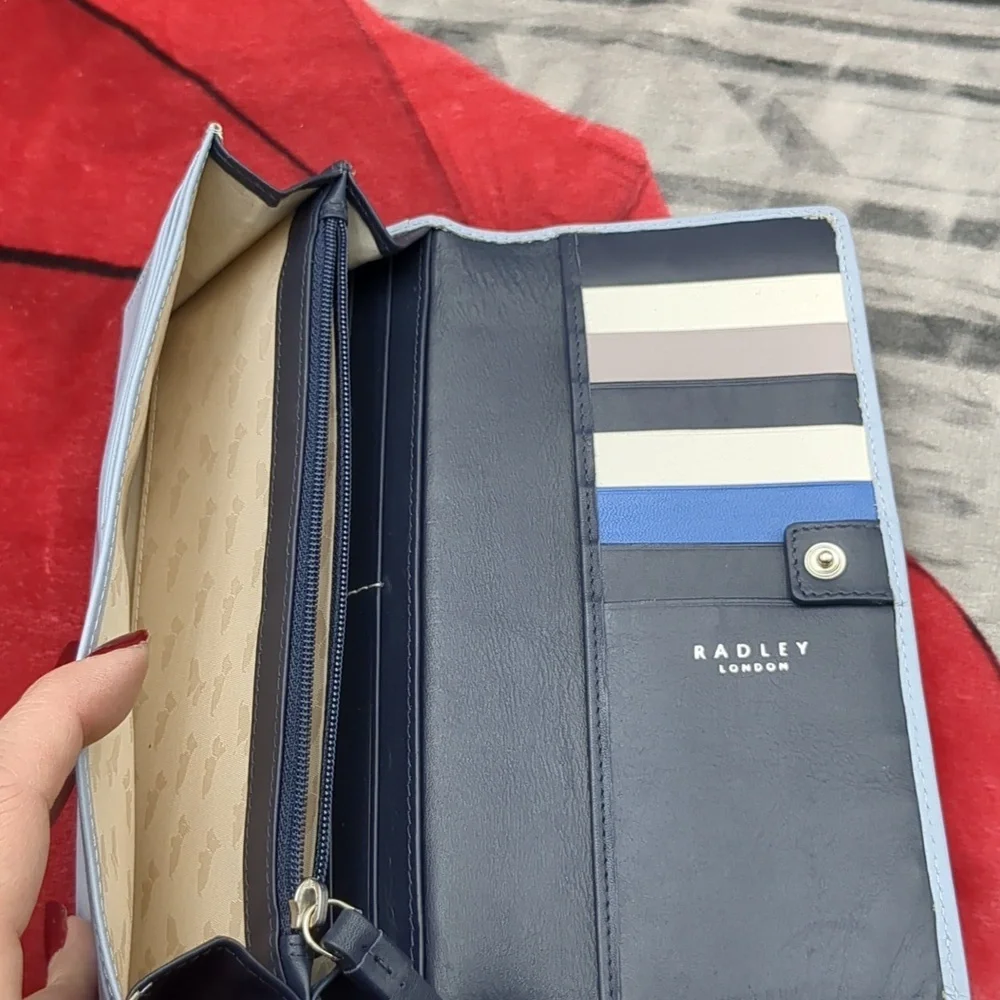 Radley Of London Women's shadow stripe flopover wallet